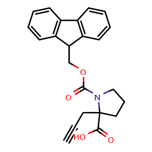 1-(9H-fluoren-9-ylmethoxycarbonyl)-2-prop-2-ynyl-pyrrolidine-2-carboxylic acid