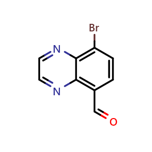 8-Bromoquinoxaline-5-carbaldehyde