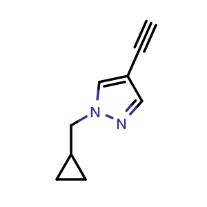 1-(Cyclopropylmethyl)-4-ethynyl-1H-pyrazole