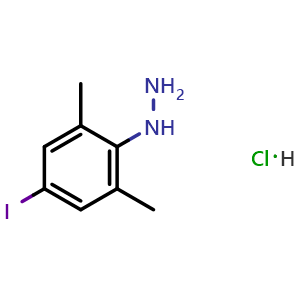4-Iodo-2,6-dimethylphenylhydrazine hydrochloride
