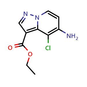 ethyl 5-amino-4-chloro-pyrazolo[1,5-a]pyridine-3-carboxylate