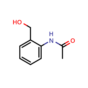 Chemical structure of 2-Acetamidobenzyl Alcohol , CAS 20939-77-9, AChemBlock U138226