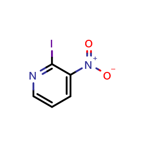 Chemical structure of 2-Iodo-3-nitropyridine , CAS 209286-96-4, AChemBlock U138227
