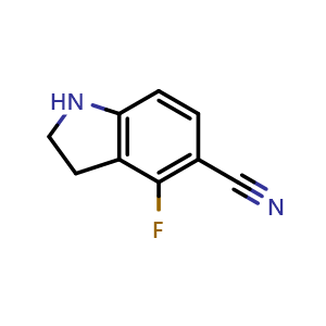 4-Fluoroindoline-5-carbonitrile