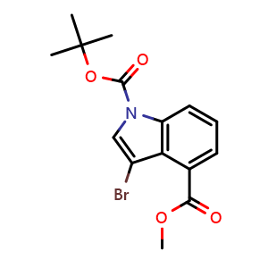 Methyl 1-Boc-3-bromoindole-4-carboxylate