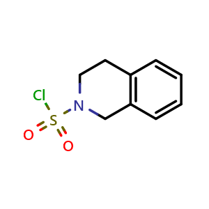 Chemical structure of 3,4-Dihydroisoquinoline-2(1H)-sulfonyl chloride , CAS 195987-27-0, AChemBlock U138431