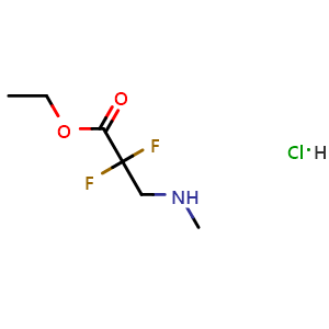 Ethyl 2,2-Difluoro-3-(methylamino)propanoate hydrochloride