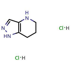 Chemical structure of 4,5,6,7-Tetrahydropyrazolo[4,3-b]pyridine dihydrochloride , CAS 1951444-56-6, AChemBlock U138444