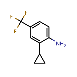 2-Cyclopropyl-4-(trifluoromethyl)aniline