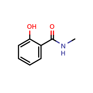 Chemical structure of N-Methylsalicylamide , CAS 1862-88-0, AChemBlock U138568