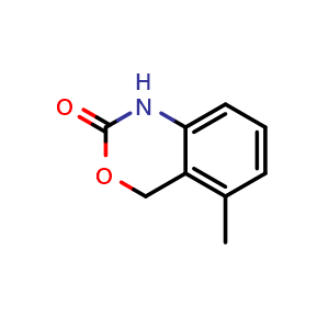 Chemical structure of 5-Methyl-1H-benzo[d][1,3]oxazin-2(4H)-one , CAS 186267-75-4, AChemBlock U138570