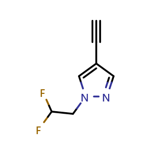 1-(2,2-Difluoroethyl)-4-ethynyl-1H-pyrazole