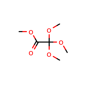 Chemical structure of Methyl 2,2,2-Trimethoxyacetate , CAS 18370-95-1, AChemBlock U138605
