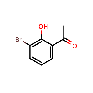 Chemical structure of 3'-Bromo-2'-hydroxyacetophenone , CAS 1836-05-1, AChemBlock U138607