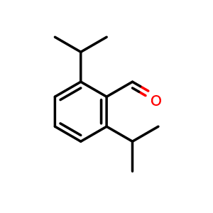 Chemical structure of 2,6-Diisopropylbenzaldehyde , CAS 179554-06-4, AChemBlock U138754