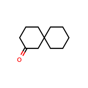 Chemical structure of spiro[5.5]undecan-2-one , CAS 1781-81-3, AChemBlock U138788