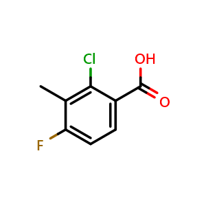 2-Chloro-4-fluoro-3-methylbenzoic acid