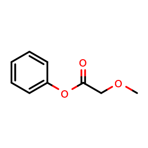 Chemical structure of Phenyl 2-Methoxyacetate , CAS 16839-92-2, AChemBlock U138899