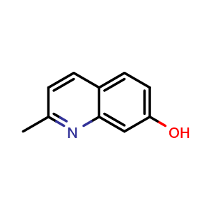 Chemical structure of 7-Hydroxy-2-methylquinoline , CAS 165112-03-8, AChemBlock U138932