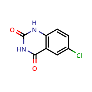 Chemical structure of 6-Chloro-1,2,3,4-tetrahydroquinazoline-2,4-dione , CAS 1640-60-4, AChemBlock U138943