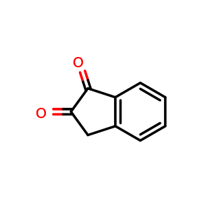 Chemical structure of Indan-1,2-dione , CAS 16214-27-0, AChemBlock U138981