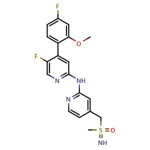 Chemical structure of BAY-1251152 , CAS 1610358-53-6, AChemBlock U139001