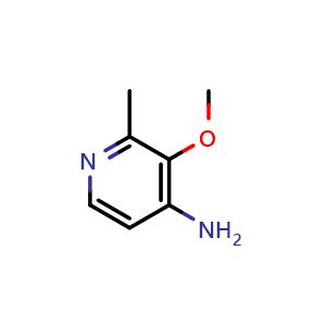 Chemical structure of 4-Amino-3-methoxy-2-methylpyridine , CAS 1559064-12-8, AChemBlock U139070