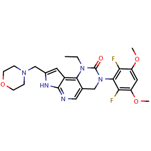 Chemical structure of Pemigatinib , CAS 1513857-77-6, AChemBlock U139163