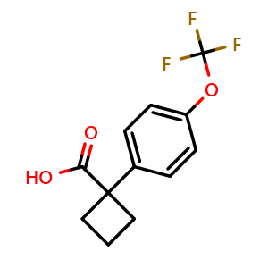 1-[4-(Trifluoromethoxy)phenyl]cyclobutanecarboxylic acid