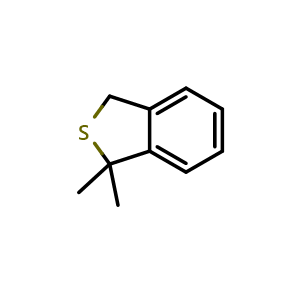 Chemical structure of 1,1-Dimethyl-1,3-dihydrobenzo[c]thiophene , CAS 151153-41-2, AChemBlock U139171