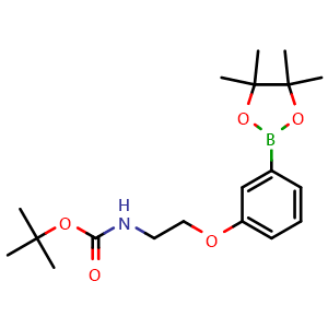 tert-butyl (2-(3-(4,4,5,5-tetramethyl-1,3,2-dioxaborolan-2-yl)phenoxy)ethyl)carbamate