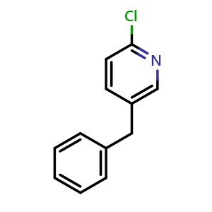 Chemical structure of 5-Benzyl-2-chloropyridine , CAS 149879-32-3, AChemBlock U139210