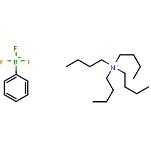 Chemical structure of Tetra-n-butylammonium Phenyltrifluoroborate , CAS 149477-41-8, AChemBlock U139223