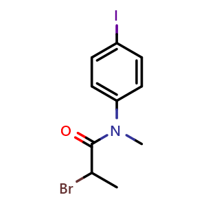 2-Bromo-N-(4-iodophenyl)-N-methylpropanamide
