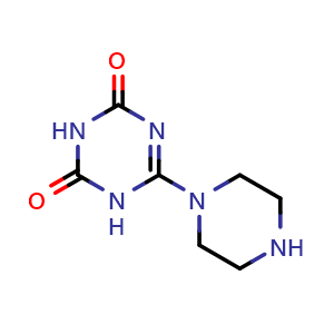 6-(1-Piperazinyl)-1,3,5-triazine-2,4(1H,3H)-dione