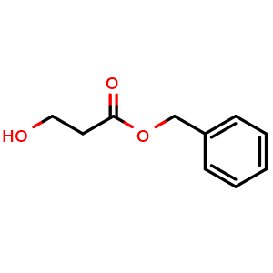 Chemical structure of Benzyl 3-Hydroxypropionate , CAS 14464-10-9, AChemBlock U139323