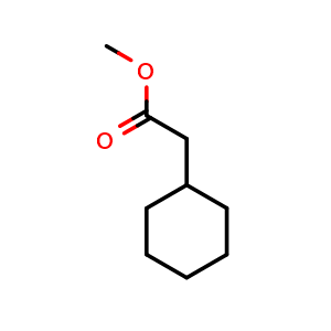 Chemical structure of Methyl Cyclohexylacetate , CAS 14352-61-5, AChemBlock U139360