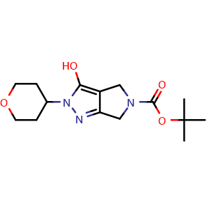 5-Boc-3-hydroxy-2-(tetrahydropyran-4-yl)-2,4,5,6-tetrahydropyrrolo[3,4-c]pyrazole