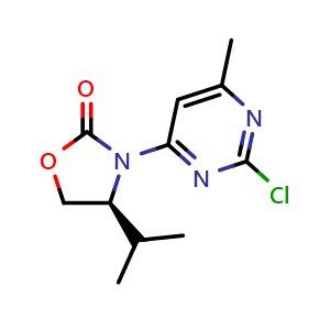 (S)-3-(2-Chloro-6-methyl-4-pyrimidyl)-4-isopropyl-2-oxazolidinone