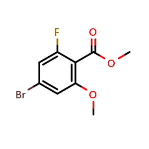 methyl 4-bromo-2-fluoro-6-methoxybenzoate
