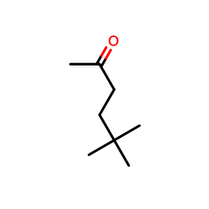 Chemical structure of 5,5-Dimethylhexan-2-one , CAS 14272-73-2, AChemBlock U139433