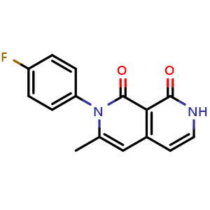 2-(4-Fluorophenyl)-3-methyl-2,7-naphthyridine-1,8(2H,7H)-dione