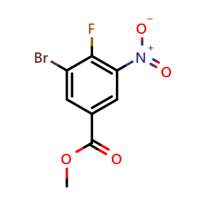 methyl 3-bromo-4-fluoro-5-nitrobenzoate