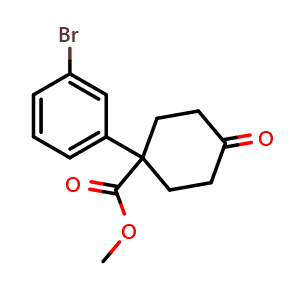 Methyl 1-(3-Bromophenyl)-4-oxocyclohexanecarboxylate