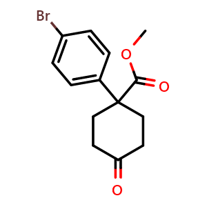 Methyl 1-(4-Bromophenyl)-4-oxocyclohexanecarboxylate