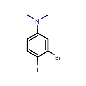 3-Bromo-4-iodo-N,N-dimethylaniline