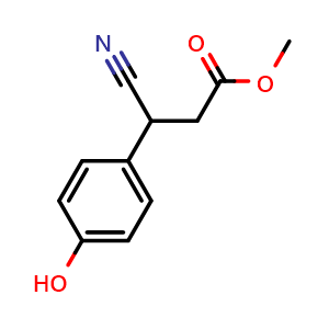 Methyl 3-Cyano-3-(4-hydroxyphenyl)propanoate