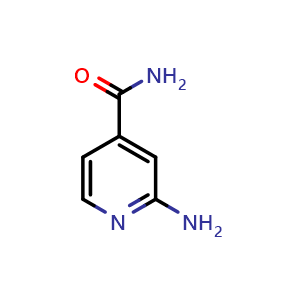 Chemical structure of 2-Amino-4-pyridinecarboxamide , CAS 13538-42-6, AChemBlock U139722