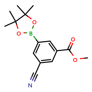 methyl 3-cyano-5-(4,4,5,5-tetramethyl-1,3,2-dioxaborolan-2-yl)benzoate