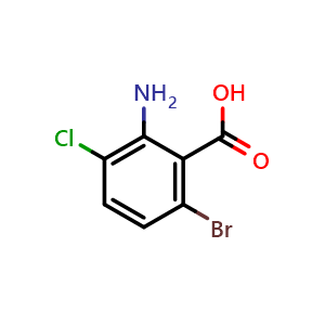 2-Amino-6-bromo-3-chlorobenzoic acid